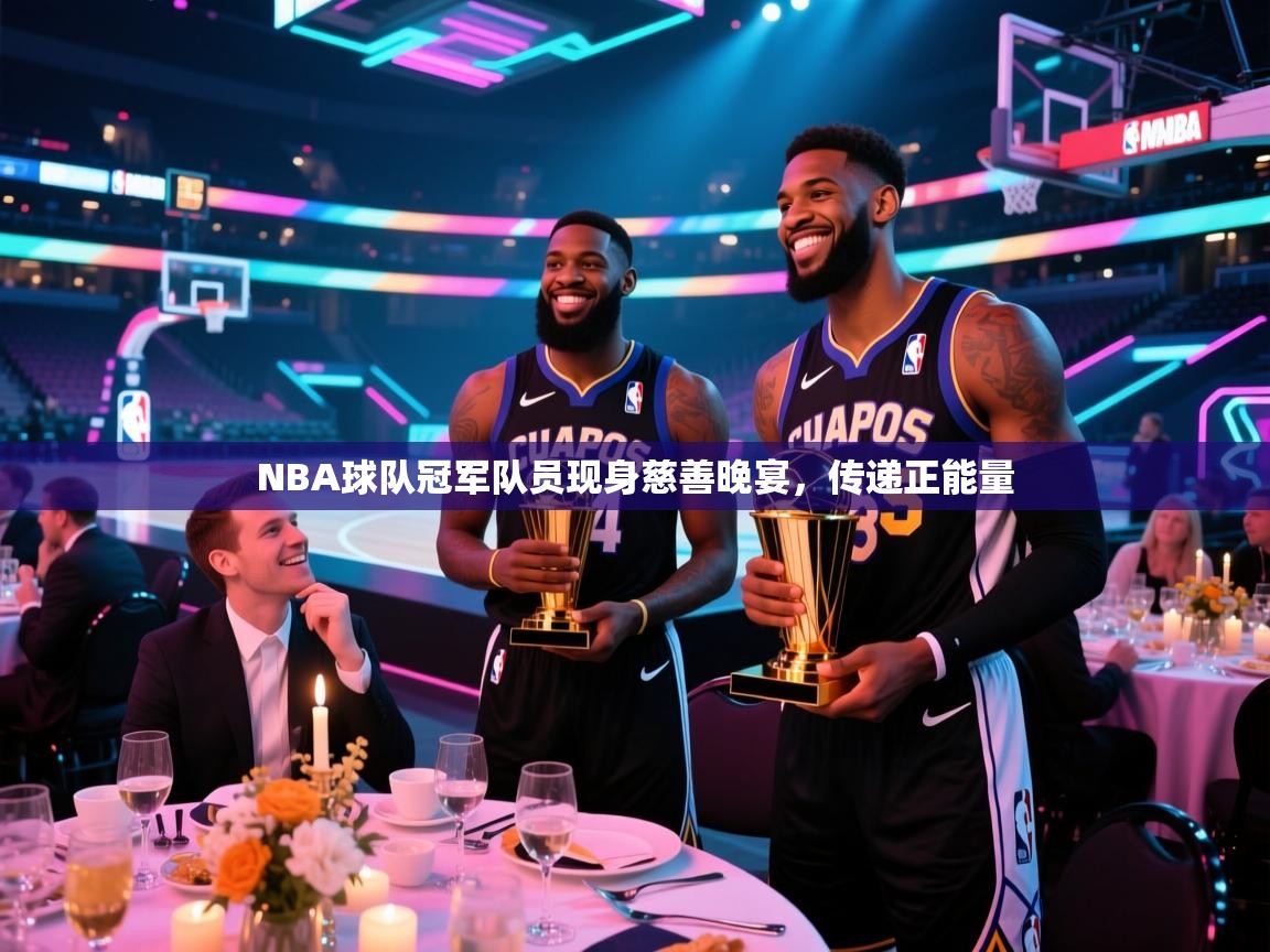 NBA球队冠军队员现身慈善晚宴，传递正能量