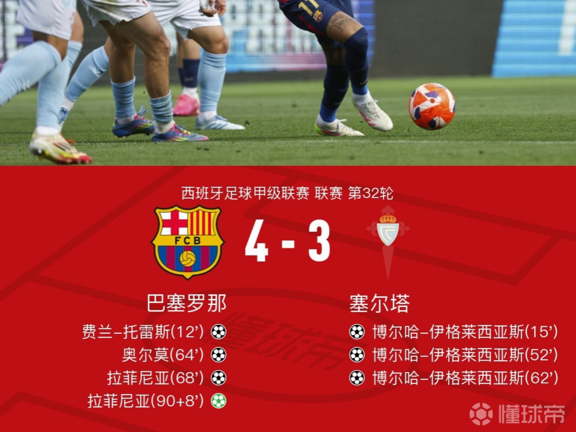 巴萨主场大胜，继续领跑积分榜的简单介绍